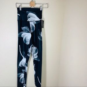 DYI High Waisted X-Ray Black White Floral Leggings